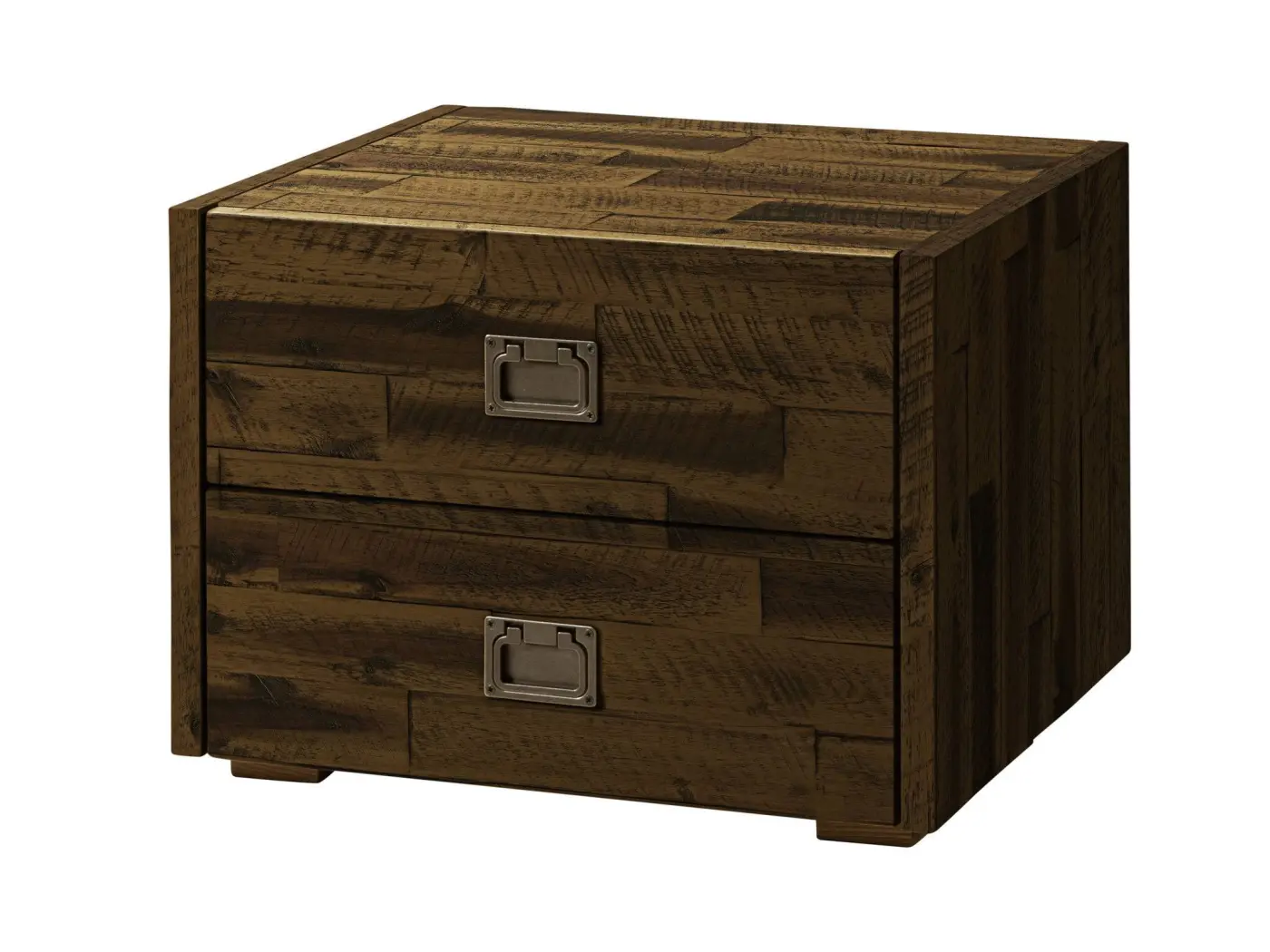 Hasena Nachttisch LICA - 50 cm - Akazie Vintage brown, lackiert