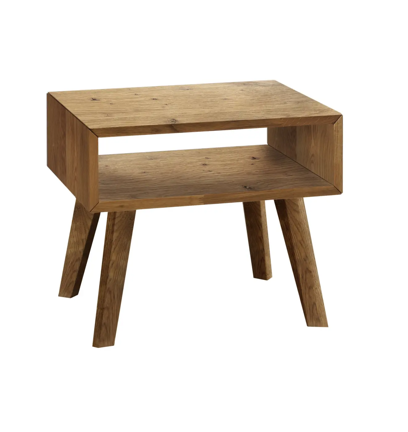 Hasena Nachttisch JACA - 50 cm - Wildeiche natur, geölt