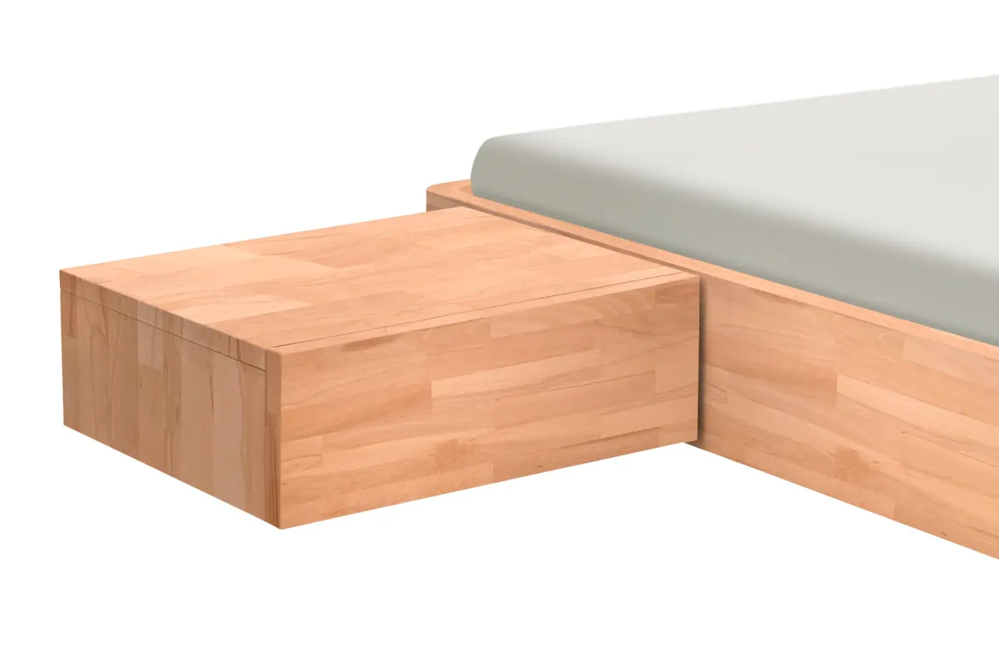 Hasena Nachttisch CAJA - 48 cm - Kernbuche natur, geölt