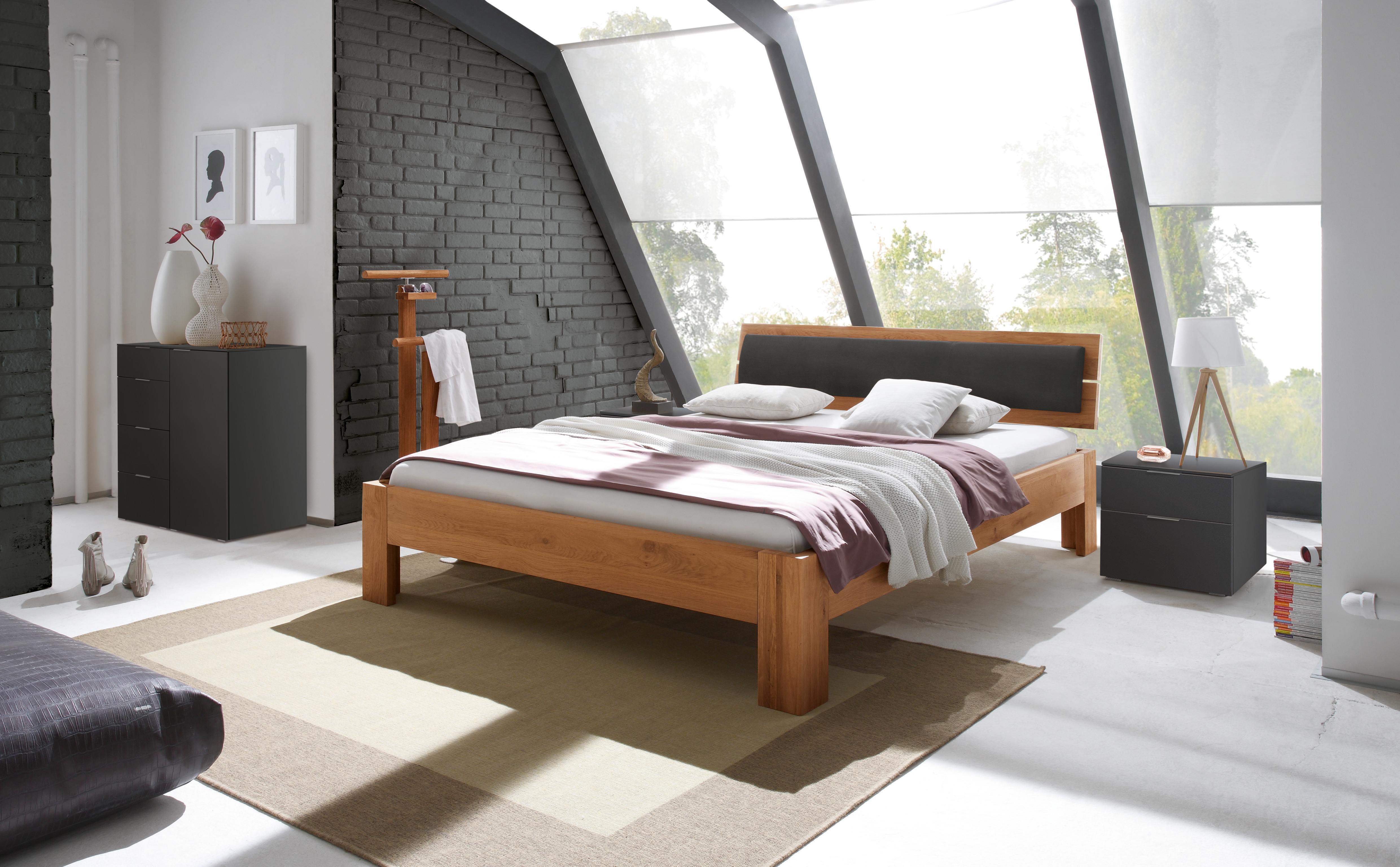Hasena Bett aus Eiche - 180x200cm - OAK-LINE