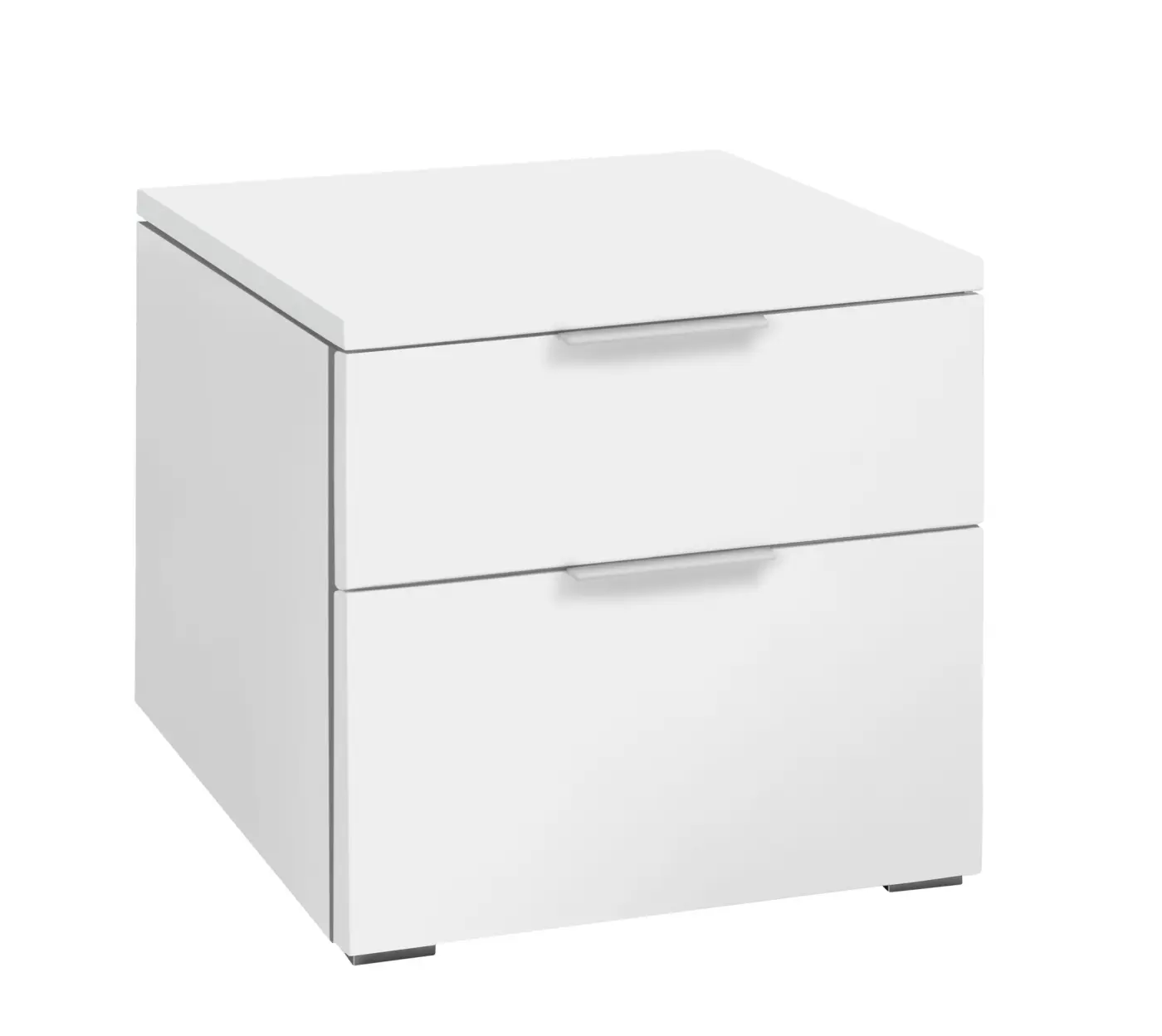 Hasena Nachttisch TWIA - 45 cm -  Weiss / Weiss