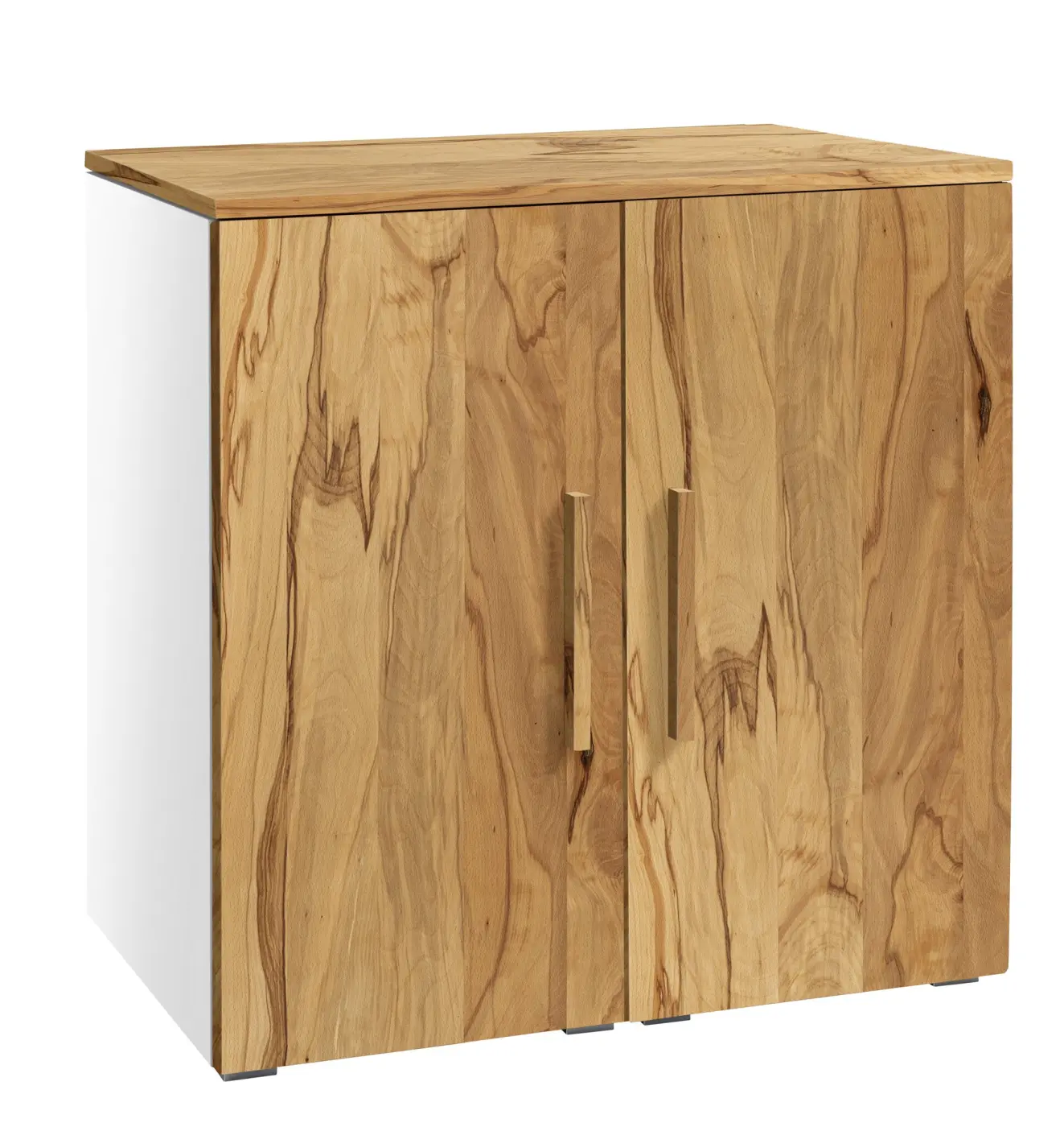 Portina Hasena Kommode PORTINA - 90 cm - Weiss / Wildeiche natur, geölt | 1506.0.